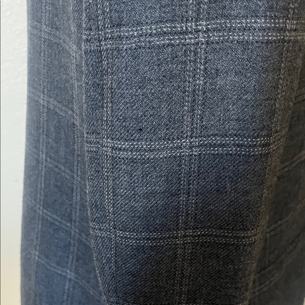 Oscar de la Renta Charcoal Plaid Blazer - Picture 5 of 14